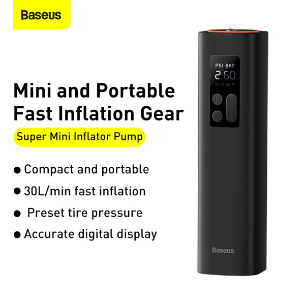 Baseus Super Mini Inflator Pump Car Air Compressor