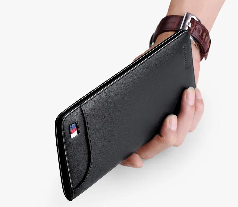 Leather Ultrathin Long Wallet